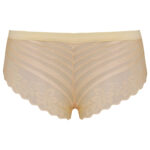 شورت زنانه ماییلدا مدل گیپور گلدار کد 5232 رنگ کرم