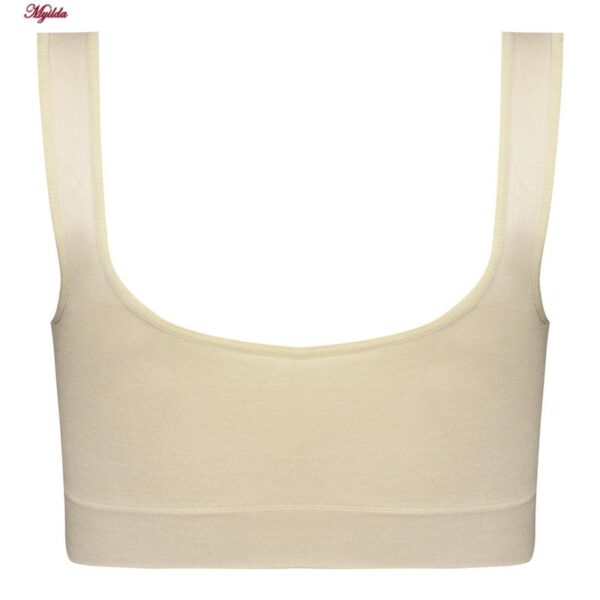 نیم تنه ورزشی زنانه ماییلدا مدل 5201 رنگ کرم