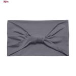 ست تی شرت و شلوار ورزشی زنانه مدل 5231-734p رنگ خاکستری به همراه هدبند