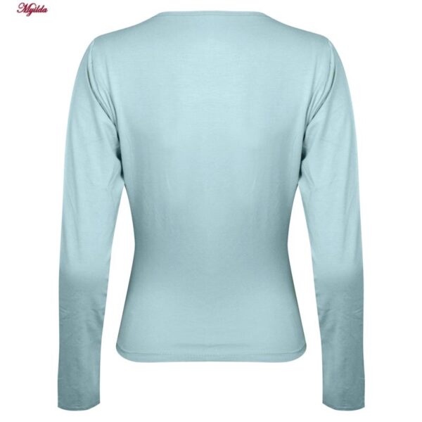 ست تی شرت و شلوارک ورزشی زنانه مدل 5223-697p رنگ آبی روشن