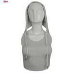 کراپ‌تاپ کلاه دار زنانه ماییلدا مدل 5260-259 رنگ طوسی