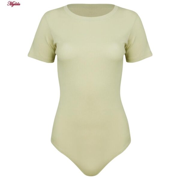 بادی آستین کوتاه زنانه لورنزا مدل 5211-50032 رنگ کرم