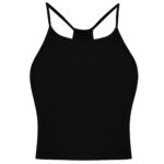 کراپ‌تاپ زنانه ماییلدا مدل پد ثابت کد 5258-241 رنگ مشکی