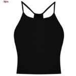 کراپ‌تاپ زنانه ماییلدا مدل پد ثابت کد 5258-241 رنگ مشکی