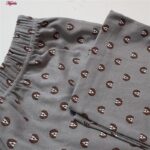 ست پیراهن و شلوار مردانه لین مدل نخ پنبه جلو دکمه دار کد 5197-495 رنگ طوسی