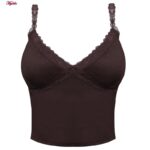 کراپ‌تاپ زنانه ماییلدا مدل 5264-709 رنگ قهوه ای