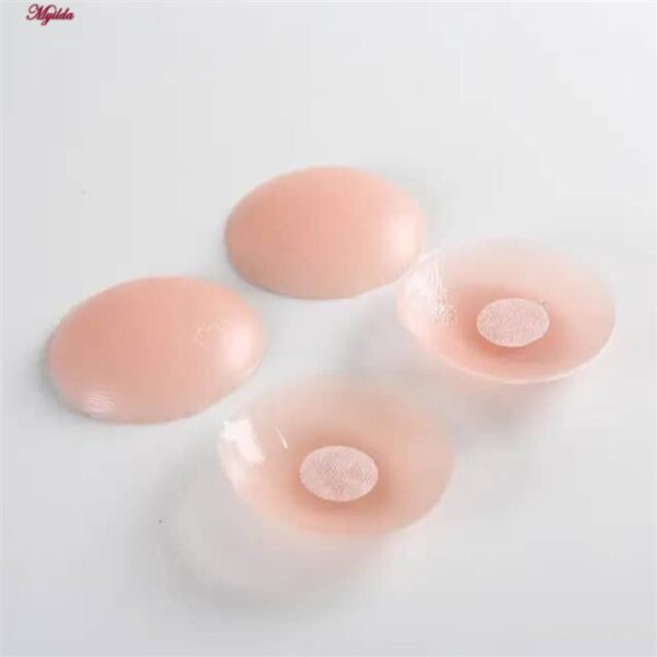 پد سینه مدل نیپل سیلیکونی کد 02 بسته 10 عددی