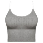 کراپتاپ زنانه ماییلدا مدل پد متحرک کد 5250-175 رنگ طوسی