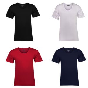 زیرپوش آستین دار یقه گرد مردانه ماییلدا مدل 4710-2 بسته چهار عددی