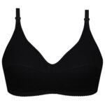 سوتین بدون فنر زنانه کارنا رز مدل نخی کد 5282 رنگ مشکی