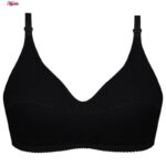 سوتین بدون فنر زنانه کارنا رز مدل نخی کد 5282 رنگ مشکی