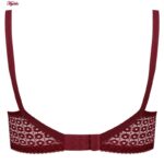 سوتین بدون فنر زنانه پانیذ کد 66500-NEW رنگ زرشکی