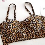 مایو دو تکه زنانه فیتن فرخ زادی مدل پلنگی فنردار کد 5288-297-1