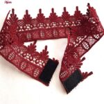 لباس خواب زنانه مدل 5244-2097 رنگ زرشکی