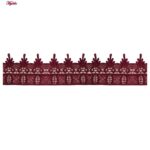 لباس خواب زنانه مدل 5244-2097 رنگ زرشکی