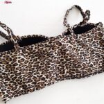 مایو زنانه فیتن فرخ زادی مدل پلنگی فنردار کد 5288-297-2