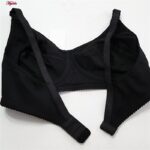 سوتین بدون فنر زنانه کارنا رز مدل نخی کد 5282 رنگ مشکی