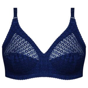 سوتین بدون فنر زنانه پانیذ کد 66500-NEW رنک سرمه ای