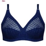 سوتین بدون فنر زنانه پانیذ کد 66500-NEW رنک سرمه ای