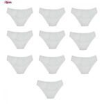 شورت یکبار مصرف زنانه مدل M0152 بسته 10 عددی