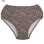 مایو زنانه فیتن فرخ زادی مدل پلنگی فنردار کد 5288-297-2