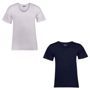 زیرپوش آستین دار یقه گرد مردانه ماییلدا مدل 4710-4 بسته دو عددی