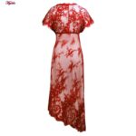 لباس خواب زنانه مدل 5245-1908 رنگ قرمز