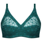 سوتین بدون فنر زنانه پانیذ کد 66500-NEW رنگ سبز کله غازی