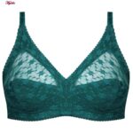 سوتین بدون فنر زنانه پانیذ کد 66500-NEW رنگ سبز کله غازی