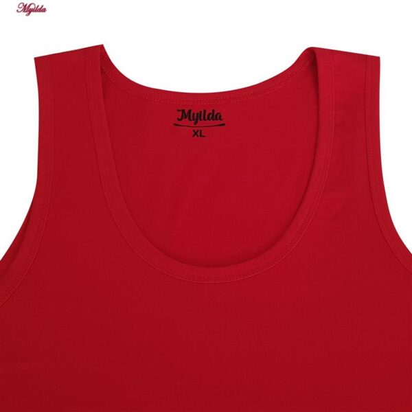 زیرپوش رکابی یقه گرد مردانه ماییلدا مدل 4712-3 بسته دو عددی