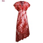 لباس خواب زنانه مدل 5245-1908 رنگ قرمز