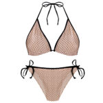 مایو زنانه ماییلدا مدل بدون فنر کد 3903-3 رنگ قهوه ای