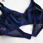 سوتین بدون فنر زنانه پانیذ کد 66500-NEW رنک سرمه ای