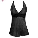 لباس خواب زنانه مدل 5244-2097 رنگ مشکی