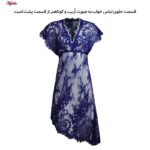 لباس خواب زنانه مدل 5245-1908 رنگ سرمه ای