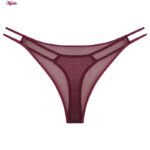 لباس خواب زنانه مدل 5244-2097 رنگ زرشکی