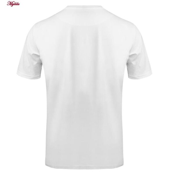 تی‌شرت آستین کوتاه مردانه مدل پنبه ای کد5317-T-NR&R رنگ سفید