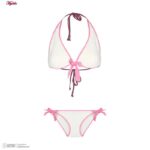 ست 2 تکه مایو دخترانه مدل 11004 رنگ سفید