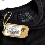 تی‌شرت آستین کوتاه مردانه مدل پنبه ای کد 5318-T-MM رنگ مشکی