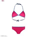 ست 2 تکه مایو دخترانه مدل 11010 رنگ صورتی