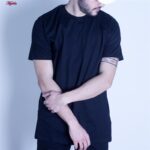 تی شرت آستین کوتاه مردانه مدل بیسیک دن ور رنگ مشکی