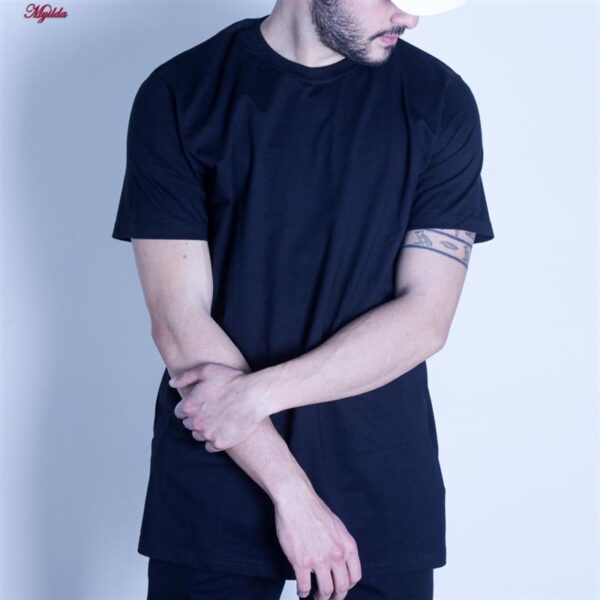 تی شرت آستین کوتاه مردانه مدل بیسیک دن ور رنگ مشکی