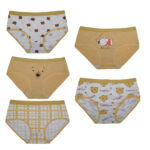 شورت زنانه مدل نخی طرح عروسکی relax بسته 5 عددی