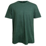 تی‌شرت آستین کوتاه مردانه مدل نیکریس پنبه ای کد 5315-S-NR.R رنگ سبز تیره