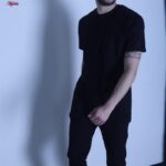 تی شرت آستین کوتاه مردانه مدل بیسیک دن ور رنگ مشکی