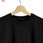 تی شرت آستین کوتاه مردانه مدل یقه گرد ساده basic رنگ مشکی