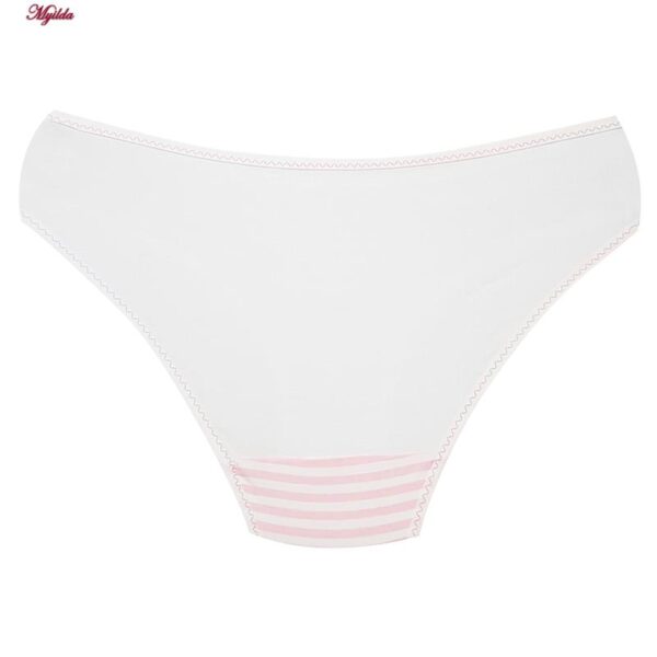 شورت زنانه فیتن فرخ زادی مدل پنبه ای راه راه کد 5177-10 رنگ صورتی