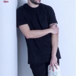 تی شرت آستین کوتاه مردانه مدل بیسیک دن ور رنگ مشکی