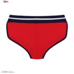 ست 2 تکه مایو دخترانه مدل 11006 رنگ قرمز