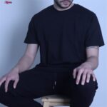 تی شرت آستین کوتاه مردانه مدل بیسیک دن ور رنگ مشکی